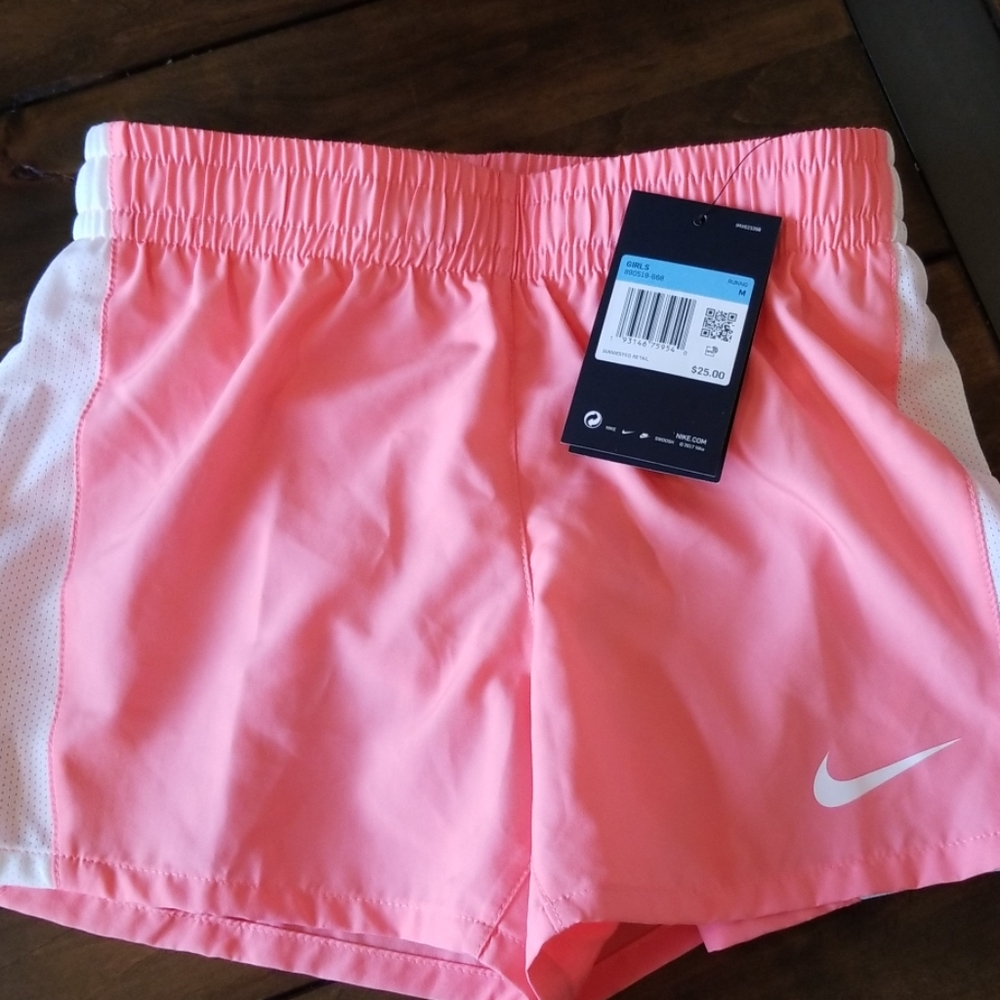 NWT girls Nike Dri-fit running shorts.